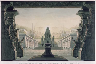 Bühnenbild für die letzte Szene der 